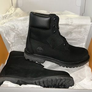 Timberland Premium 6in Waterproof Boot Black Nubuck